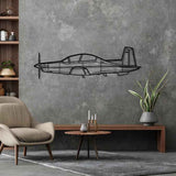 CT-156 Harvard II Silhouette Metal Wall Art