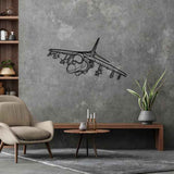 AV-8B Harrier VMA-214 Blacksheep Angle Silhouette Metal Wall Art