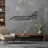 Falcon 2000LX 2008 Silhouette Metal Wall Art