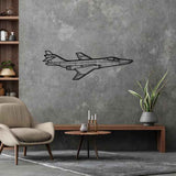 RF-101C Voodoo Angle Silhouette Metal Wall Art