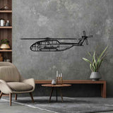 CH-53GS Silhouette Metal Wall Art