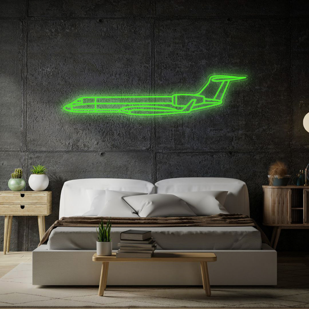 G550 Neon Silhouette