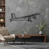 PC-6 Porter Angle Silhouette Metal Wall Art