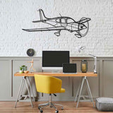 SR22 G2 Front Angle Silhouette Metal Wall Art