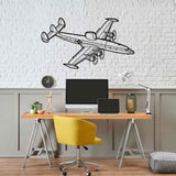 EC-121N Constellation Angle Silhouette Metal Wall Art