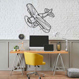 S1S 1977 Angle Silhouette Metal Wall Art