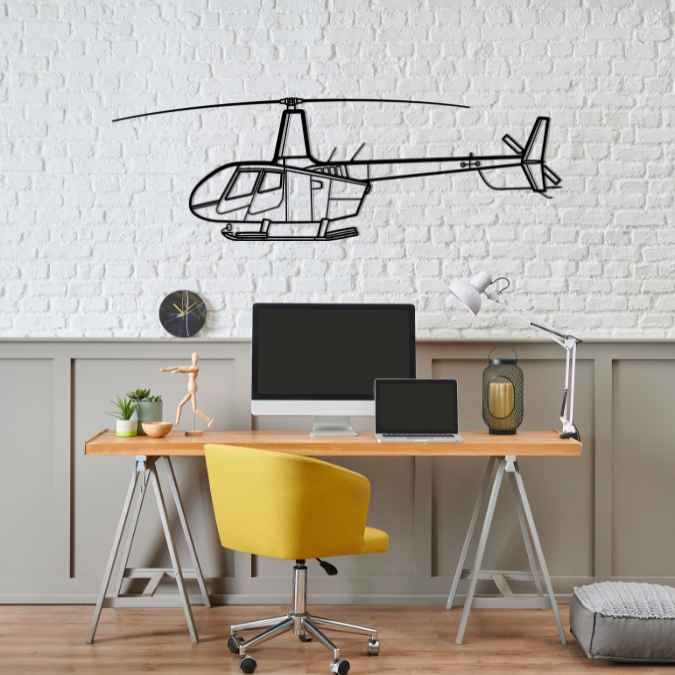 R66 Silhouette Metal Wall Art
