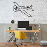 TSi low wing 2023 Angle Silhouette Metal Wall Art