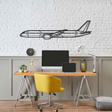 787-9 Dreamliner Silhouette Metal Wall Art