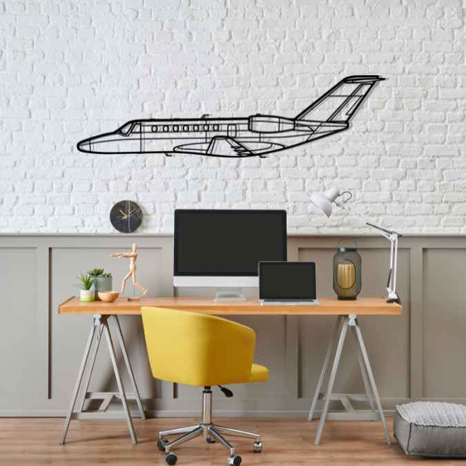 Citation CJ3+ Silhouette Metal Wall Art