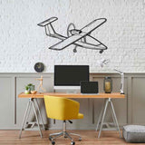 500 TF Angle Silhouette Metal Wall Art