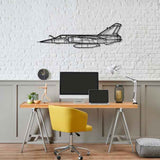 Mirage F1 Silhouette Metal Wall Art