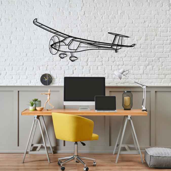 Sinus Max Angle Silhouette Metal Wall Art
