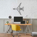 Falcon 900EX Top Silhouette Metal Wall Art