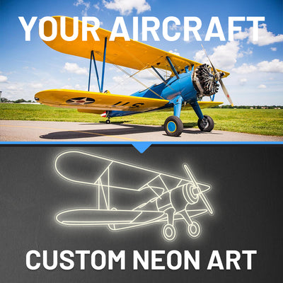 Your Custom Angle Neon Silhouette