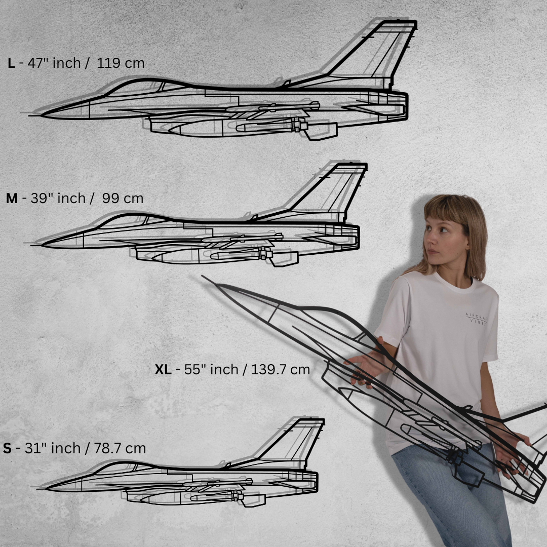 Your Custom Aircraft Silhouette Metal Wall Art