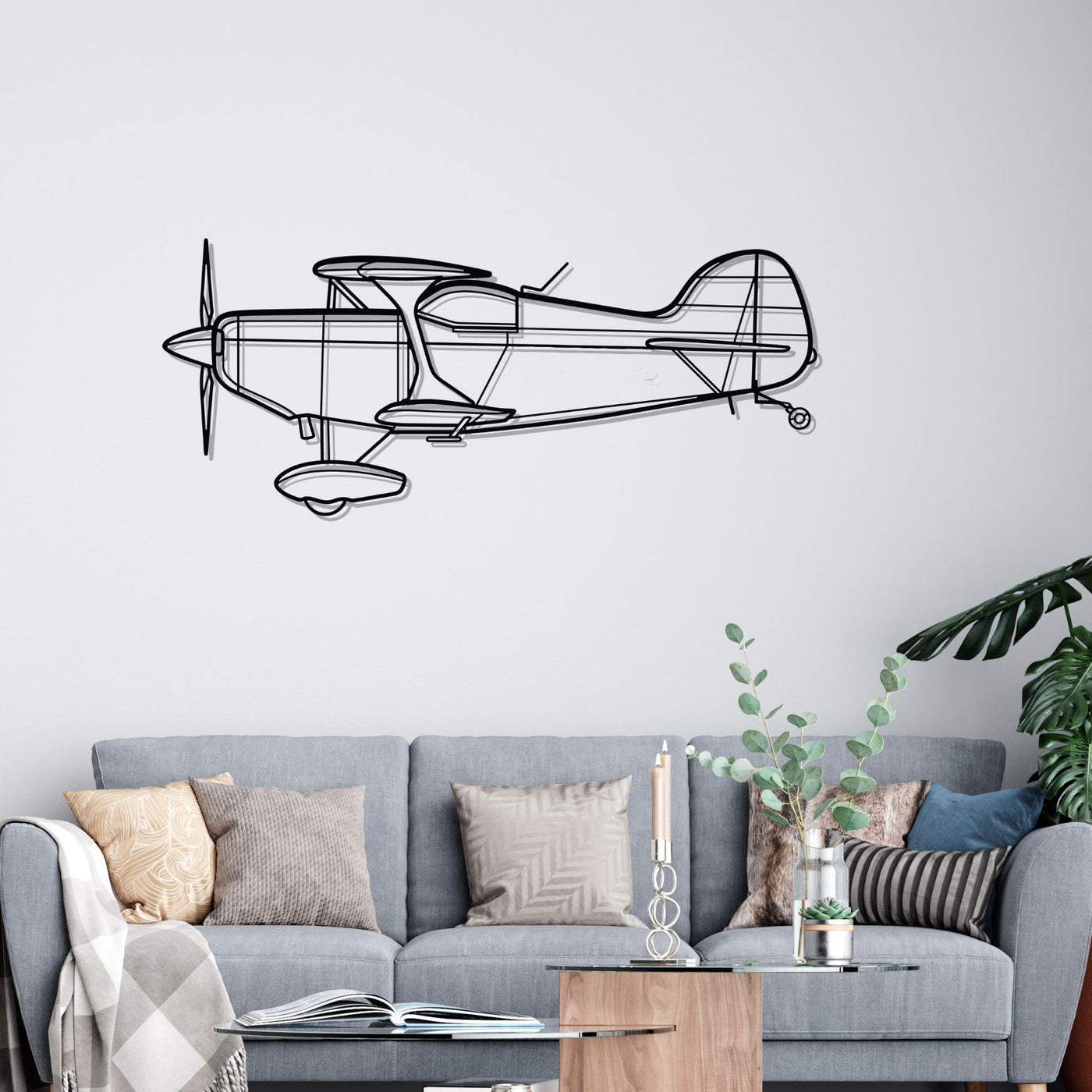 Pitts S-1T Silhouette Metal Wall Art