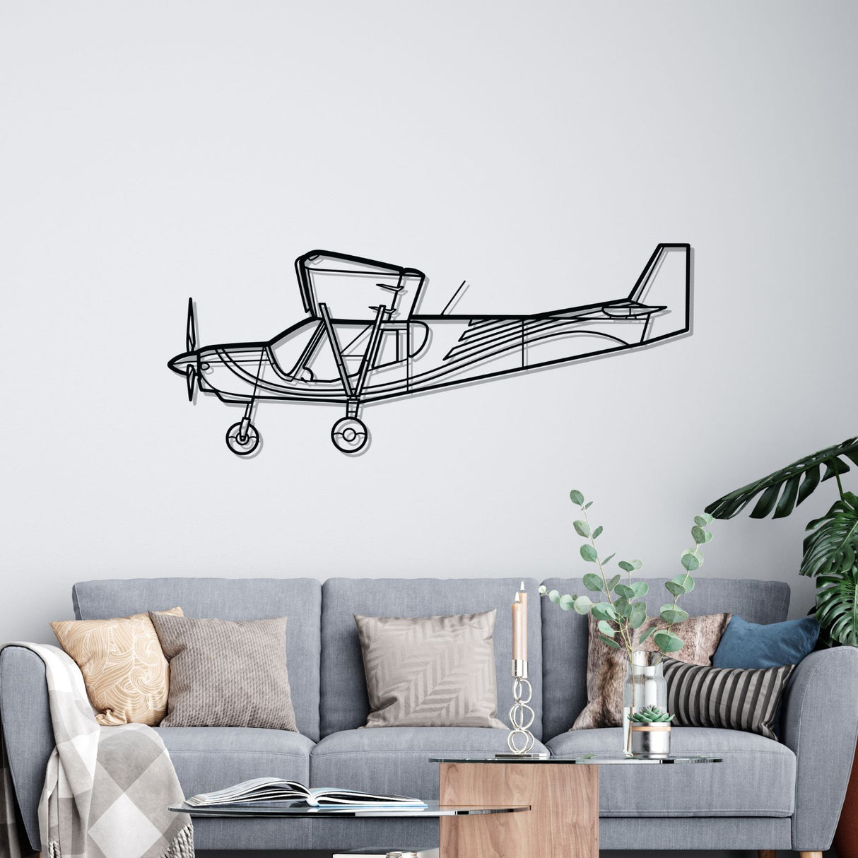 STOL CH 750 Silhouette Metal Wall Art