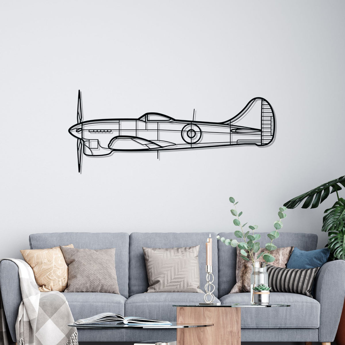 Tempest Silhouette Metal Wall Art