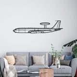 E-3C Sentry Silhouette Metal Wall Art