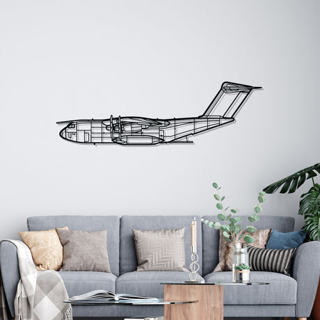 A400M Atlas Silhouette Metal Wall Art