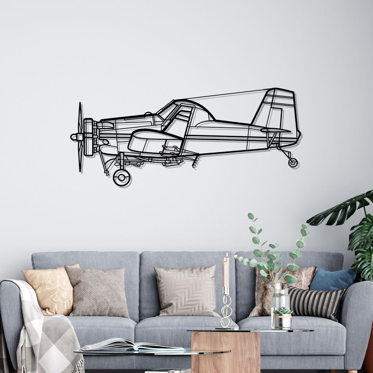 AT-301 Silhouette Metal Wall Art