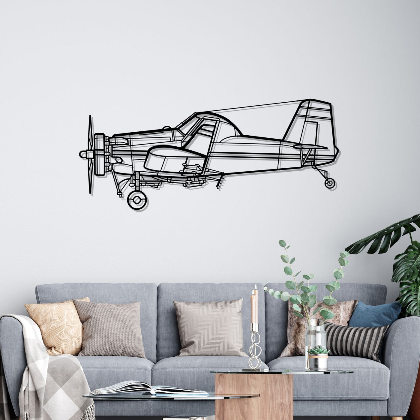 AT-301 Silhouette Metal Wall Art