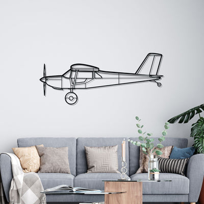 S-21 Outbound Silhouette Metal Wall Art