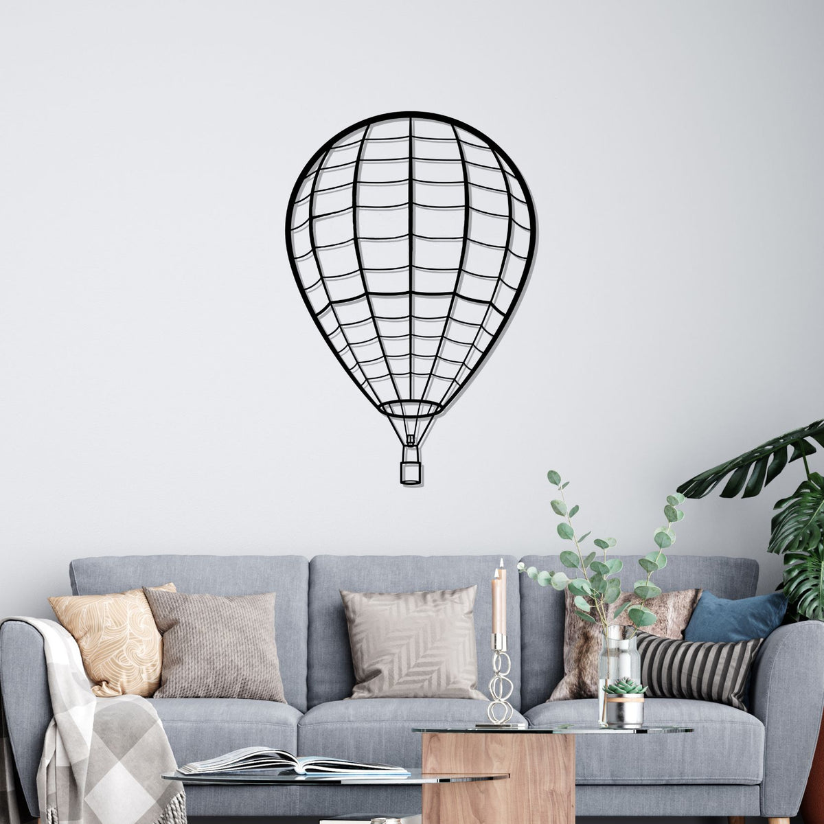 B-70 Silhouette Metal Wall Art