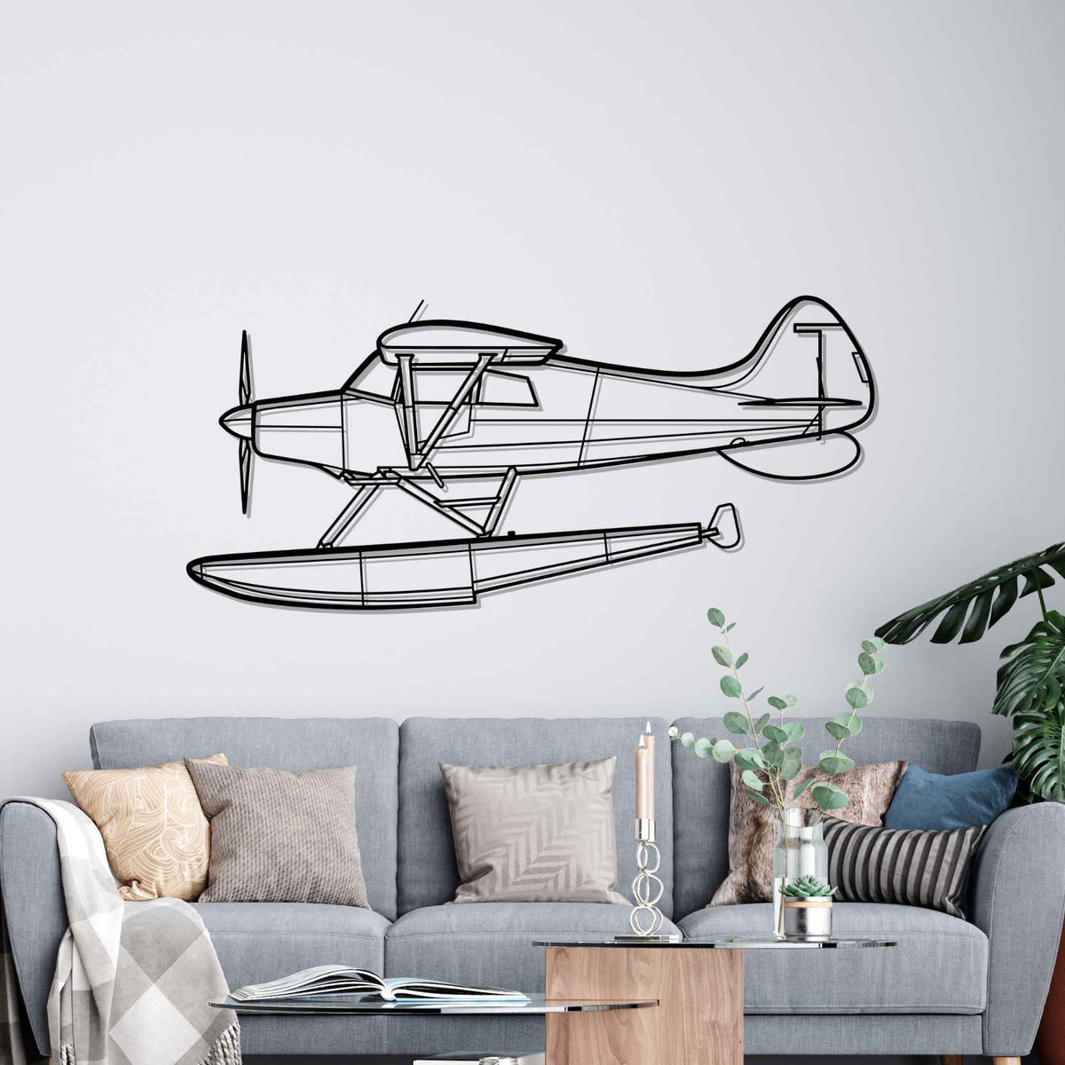 M-4 Silhouette Metal Wall Art