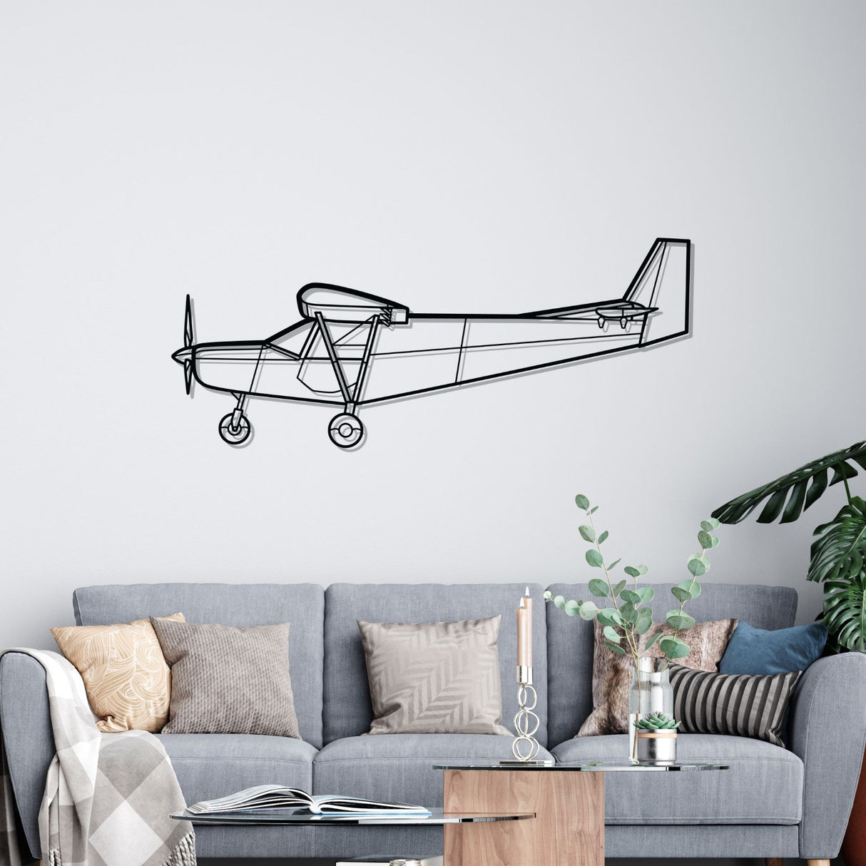 STOL CH 701 Silhouette Metal Wall Art