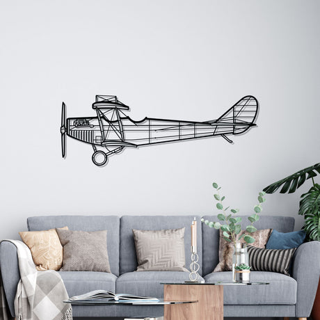 JN-4A Silhouette Metal Wall Art