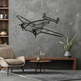 Model 18 Angle Silhouette Metal Wall Art