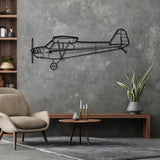 J-3 Cub Silhouette Metal Wall Art