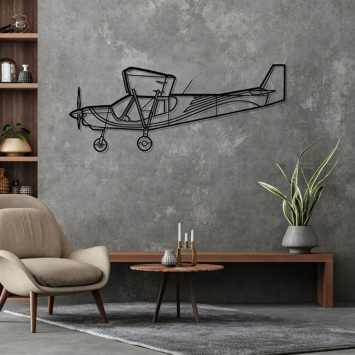 STOL CH 750 Silhouette Metal Wall Art