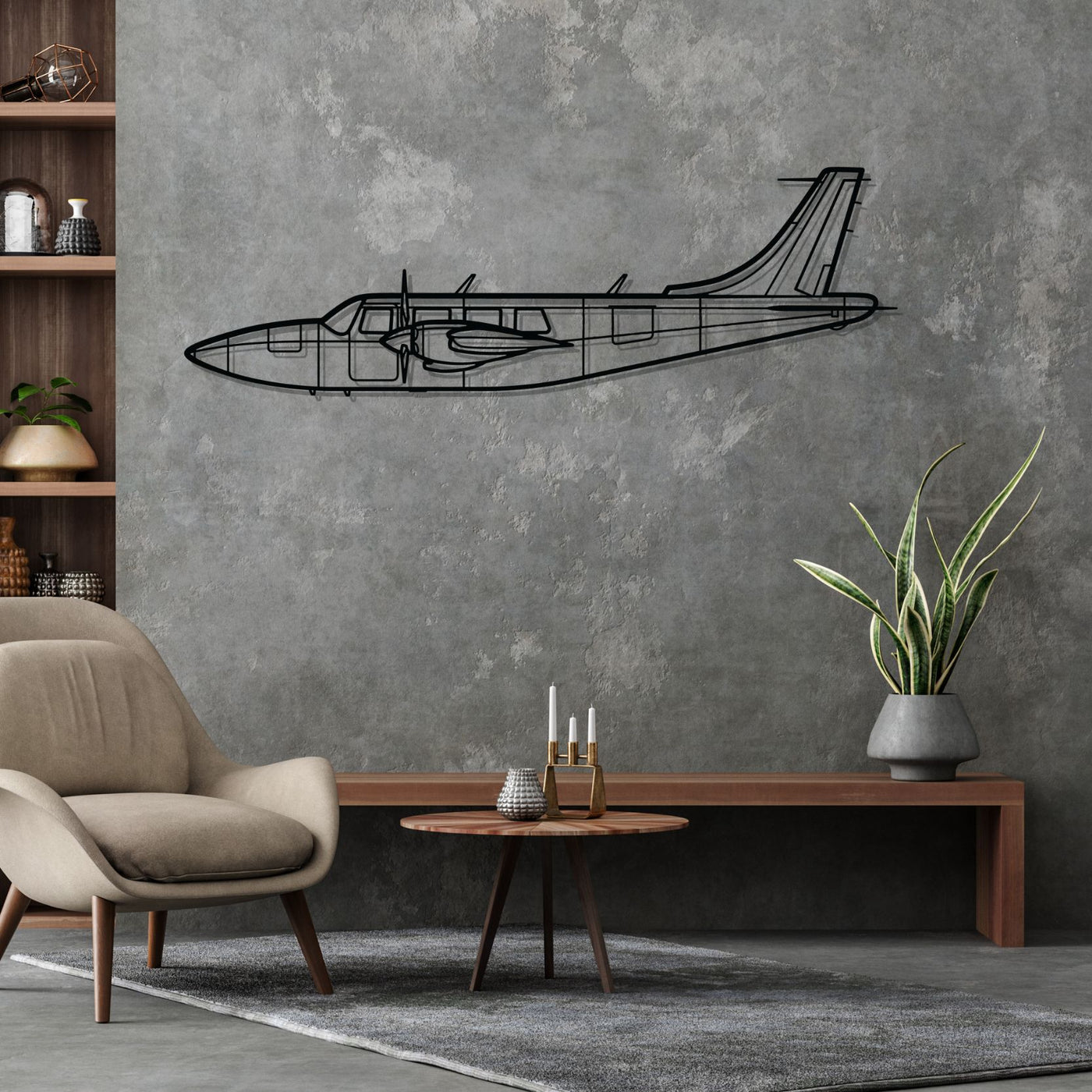 Aerostar 601P Silhouette Metal Wall Art