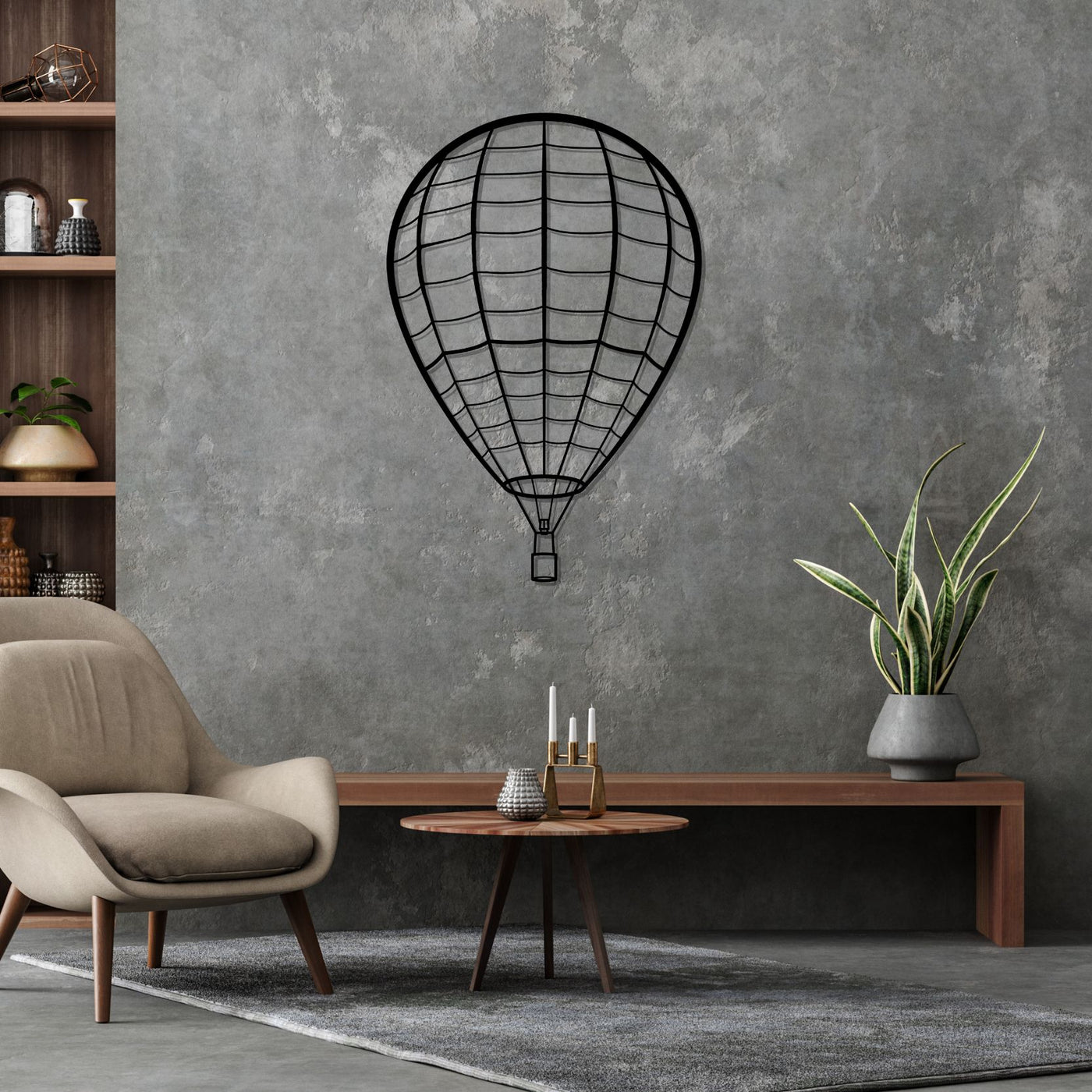 B-70 Silhouette Metal Wall Art