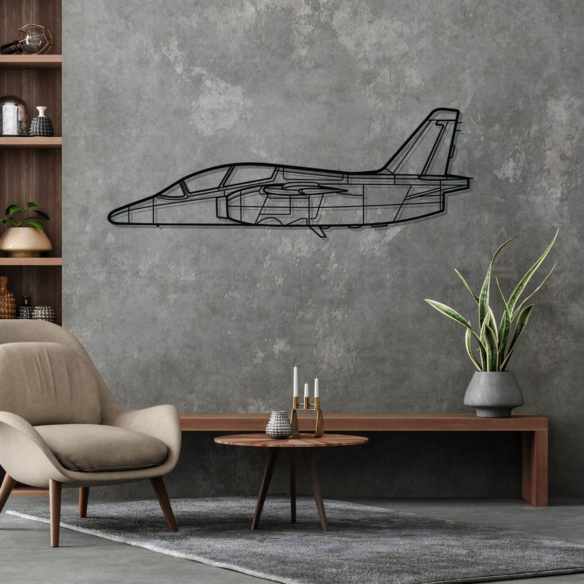 S-211 Silhouette Metal Wall Art