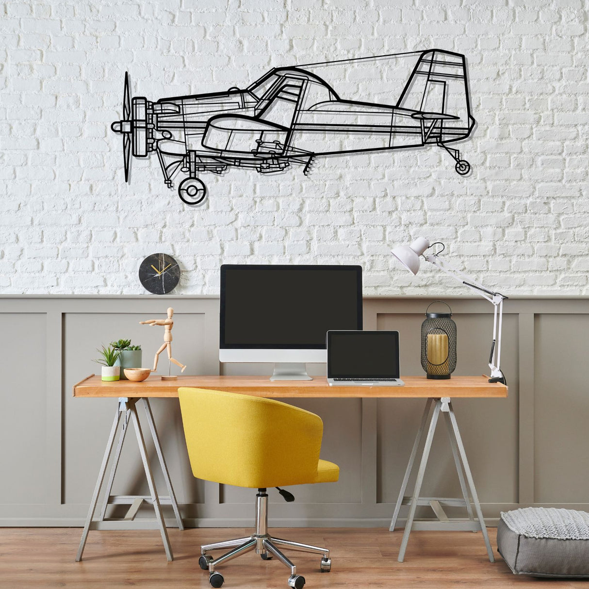 AT-301 Silhouette Metal Wall Art