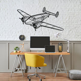 Model 18 Angle Silhouette Metal Wall Art