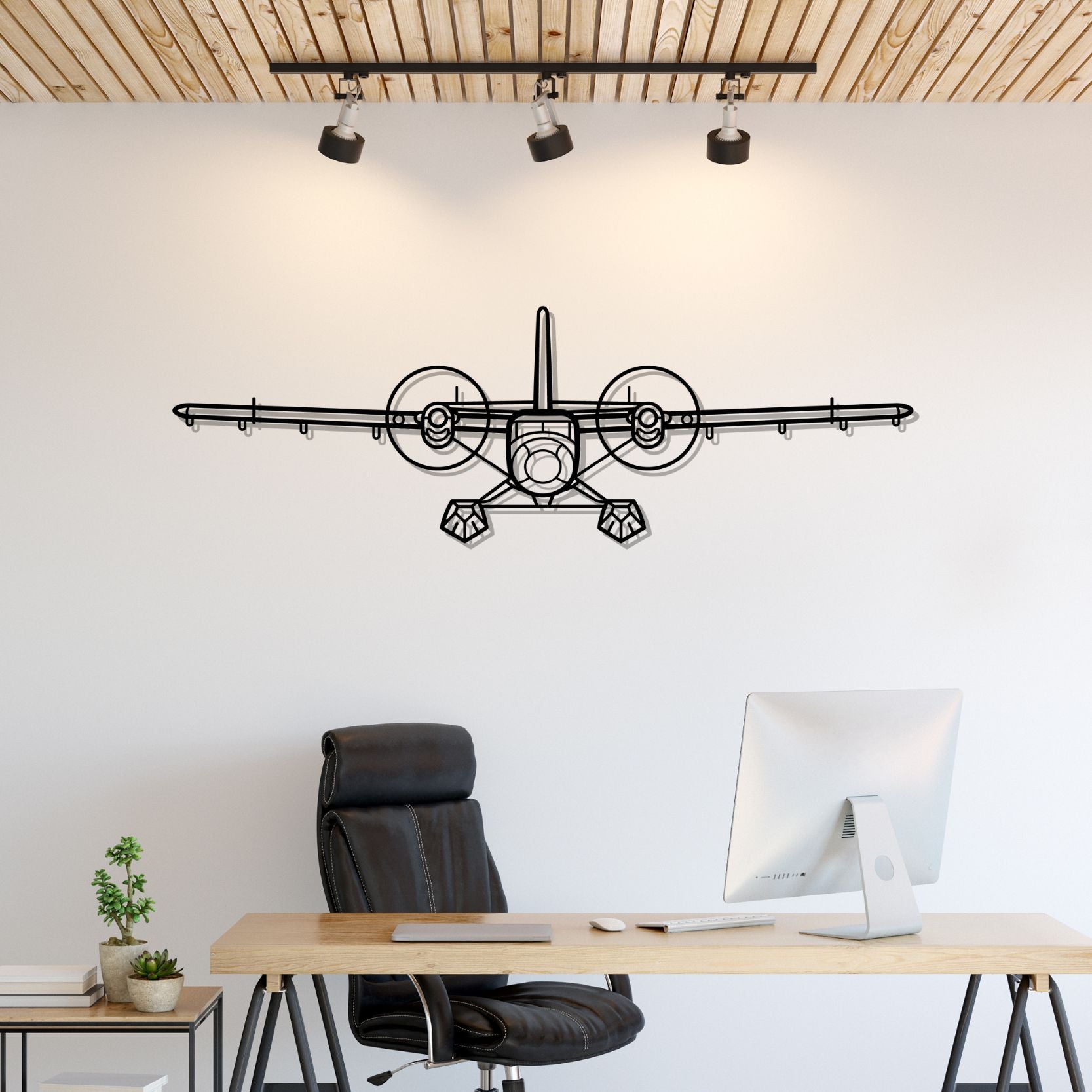 趣味・スポーツ・実用 Domestic Aesthetic Household Art 1920- DHC-6 Twin Otter Silhouette Metal Wall Art – aircraftvibes