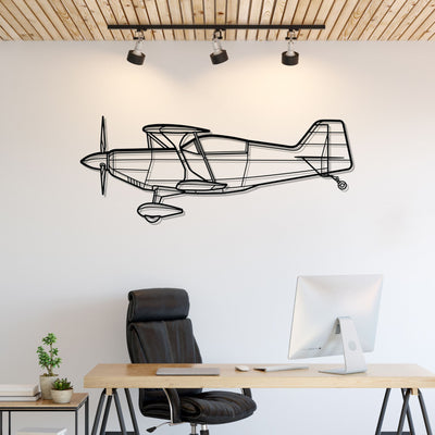 Pitts S2-C Silhouette Metal Wall Art