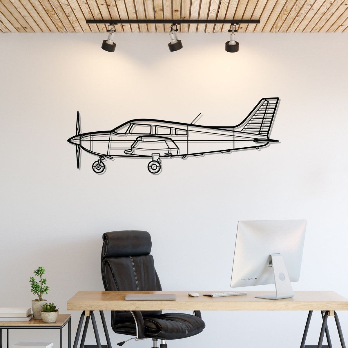 Archer LX Silhouette Metal Wall Art