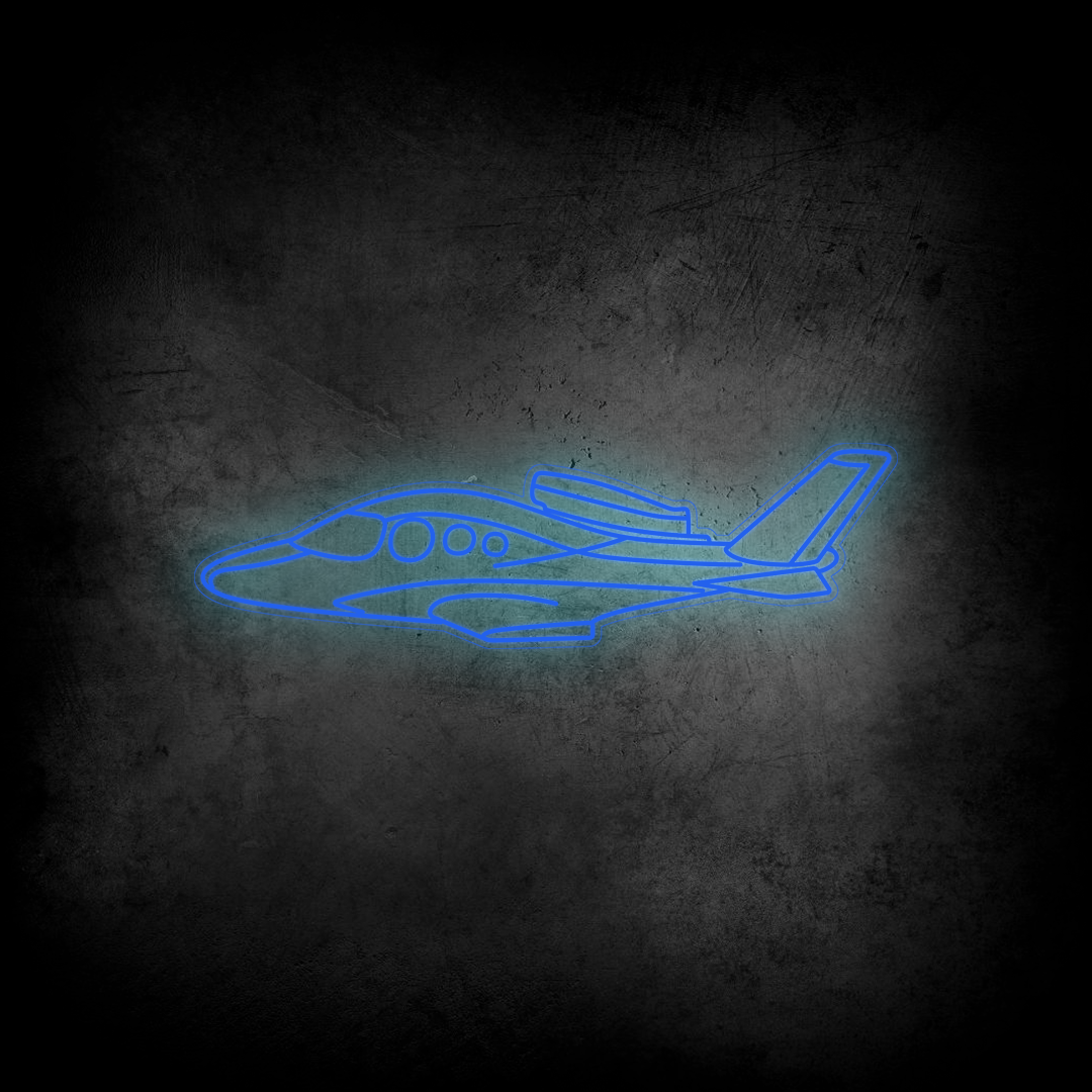 Cirrus SF50 Neon Silhouette