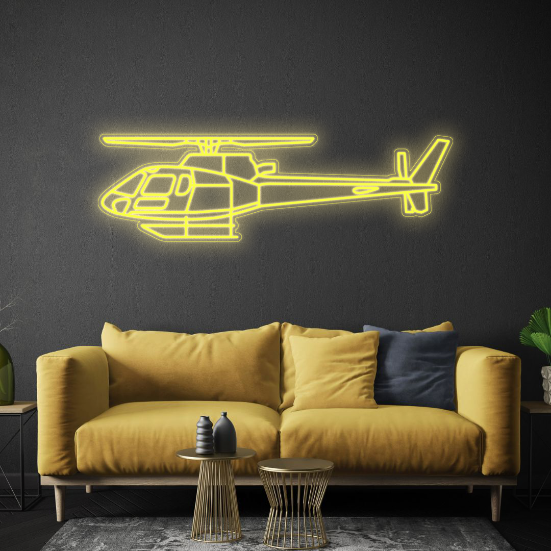 AS 350 B3 Neon Silhouette