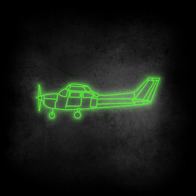 Skyhawk 172 Neon Silhouette