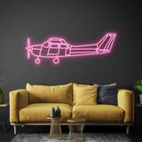 Skyhawk 172 Neon Silhouette