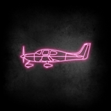 Cirrus SR22 Neon Silhouette