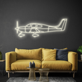 Cirrus SR22 Neon Silhouette