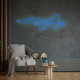 T-38 Talon Angle Neon Silhouette